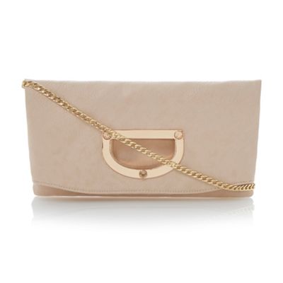 nude clutch bag dune