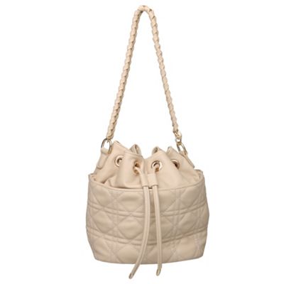 Cream Lufflequilted Duffle Bag