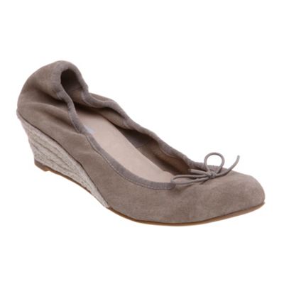 Espadrille low wedge