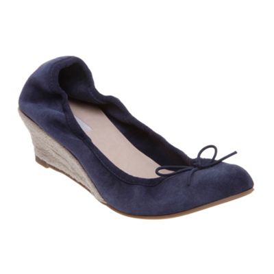 Espadrille low wedge