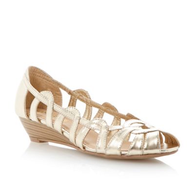 Gold Shoes  Sandals at Debenhams