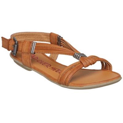 Tan Metal Detail Strappy Sand