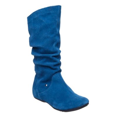 Pull on calf height flat casual boot - Flat boots - Shoes & boots 