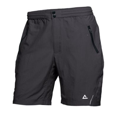 Grey Leapback Convertible Shorts