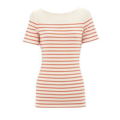 Oasis Breton stripe short sleeve t-shirt