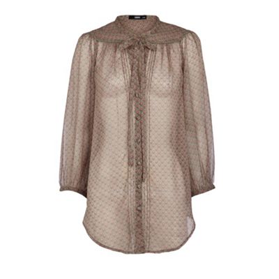 Oasis Oversized motif print blouse
