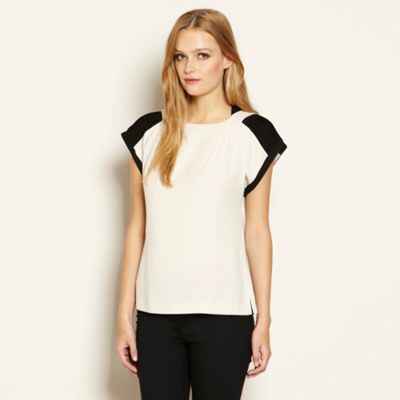 Pintuck Shoulder Top