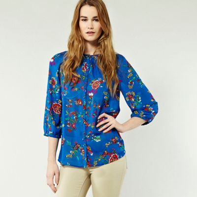 Feather Floral Blouse
