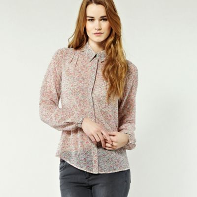 Dappled Spot Print Blouse