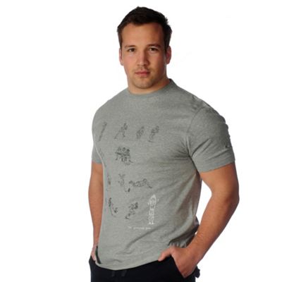 Gray gentlemans game t-shirt