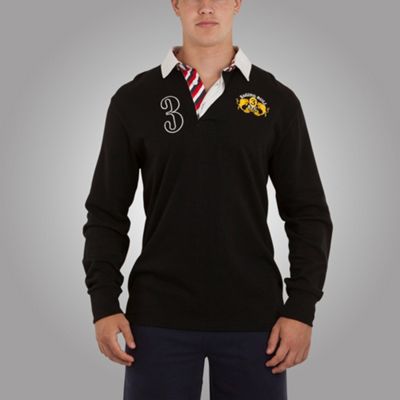 Black Signature Rugby Top