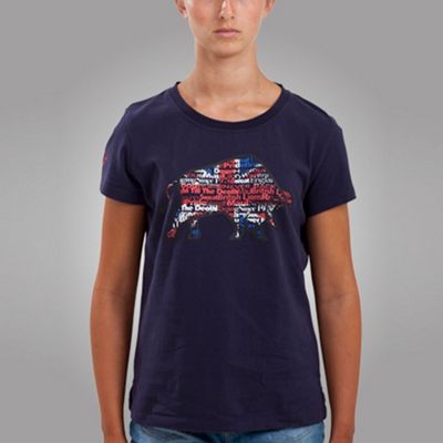 Raging Bull Blue Union Jack Bull T-Shirt