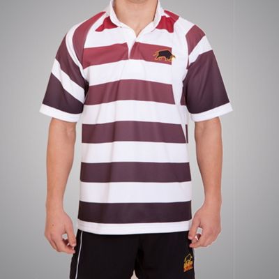 Raging Bull Red challenger rugby shirt