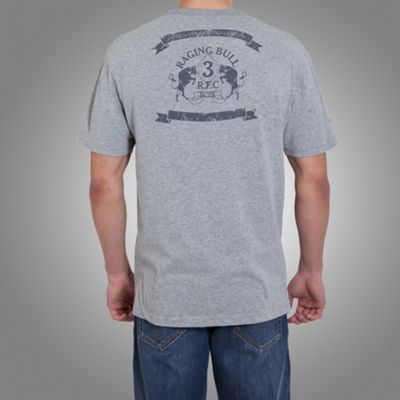 Raging Bull Multi Crest T-Shirt Marl Grey