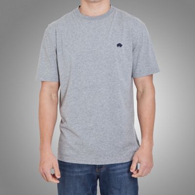 Raging Bull Essential Plain T-Shirt Marl Grey