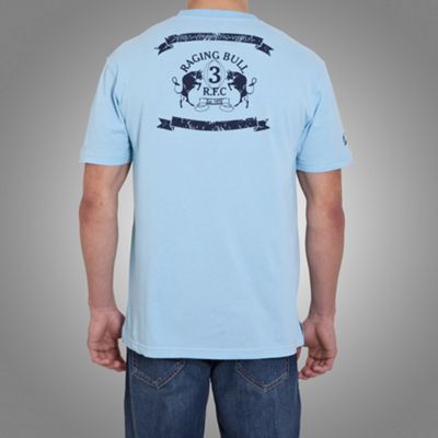 Raging Bull Multi Crest T-Shirt Sky