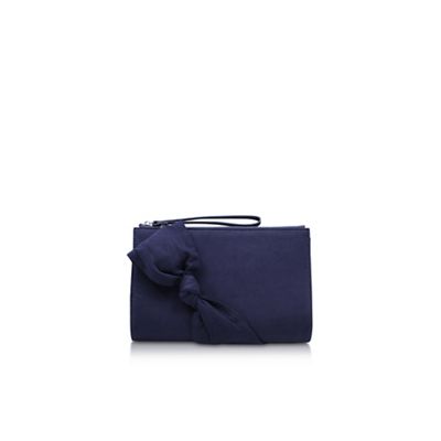 carvela blue clutch bag