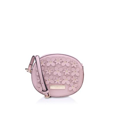 carvela pink cross body bag