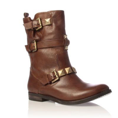 Tan Spinners Calf boots