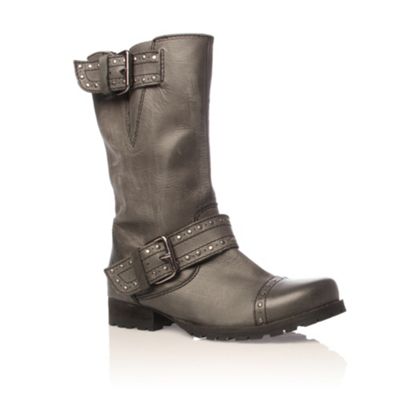 Black Quinn Calf Boots
