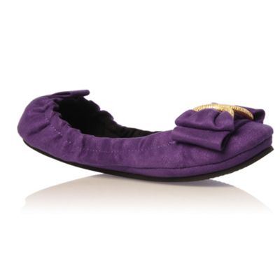 Purple Diamond Flat shoes Now �40.00 Save 11%