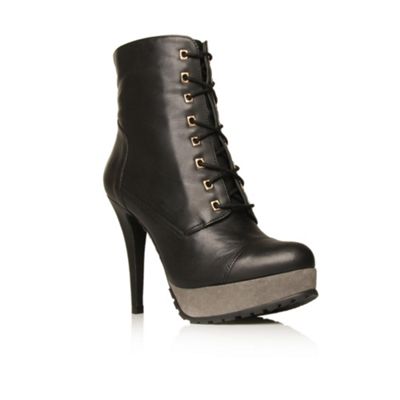 Black Spent Ankle Boots