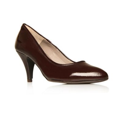 Brown Delilah Mid Heel Shoes