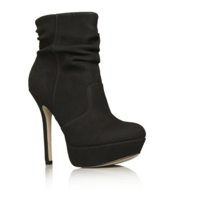Black Fancy Ankle Boots