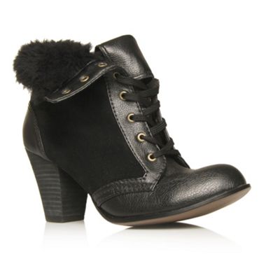 Black Fiona Ankle Boots