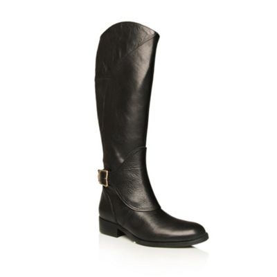 Black Grosvenor Rider Knee High Boots