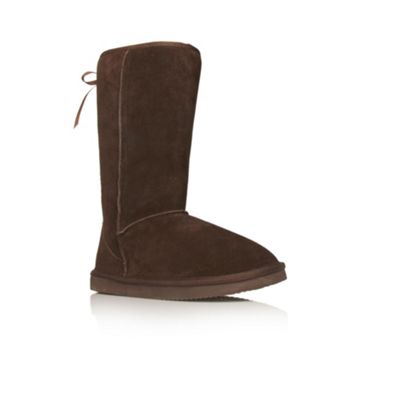 Brown Ski Calf boots