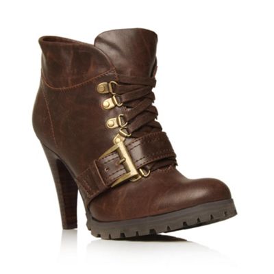 Red Violet Ankle Boots