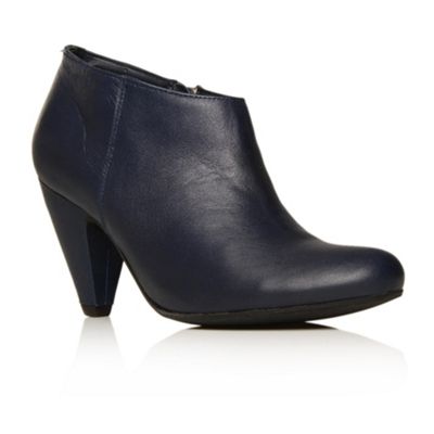 Navy Fenton Ankle Boots