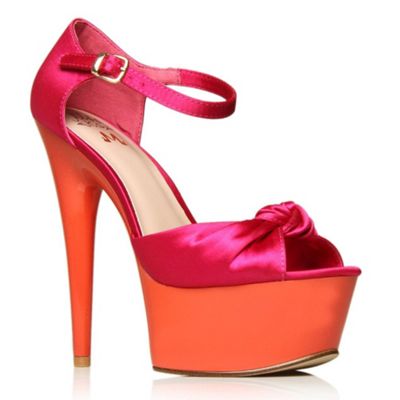 Pink Roxy High heel shoes