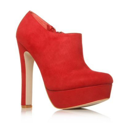 Red Emily Ankle boots