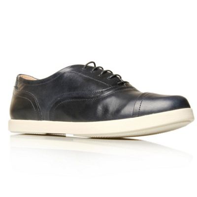 Navy Lychee Flat shoes