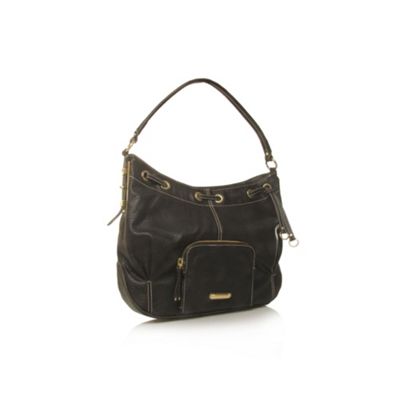 Black Goldengirl Hobo Hand Held Bags