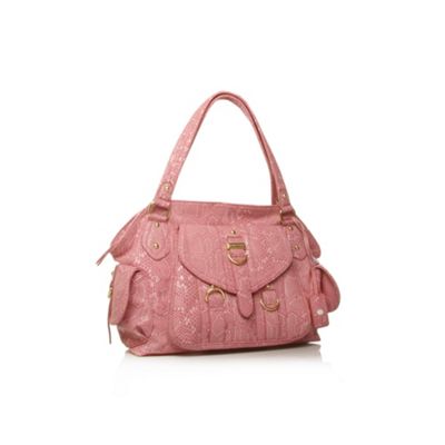 Pink Takemehome Lrge Hand Held Bags