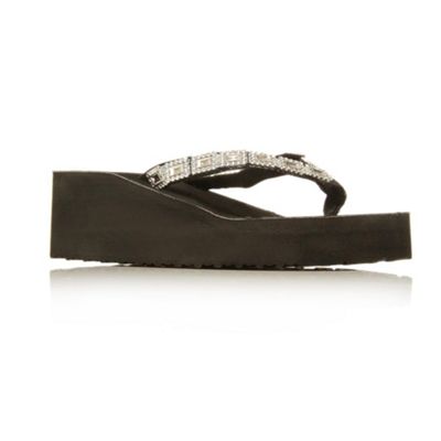 Black Marsha Mid heel shoes
