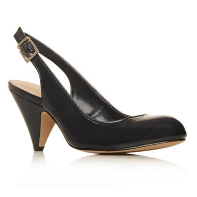 Navy Atomic Mid Heel Shoes