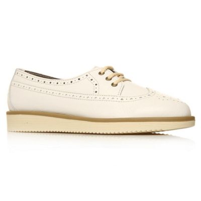 White Lemon Flat Shoes