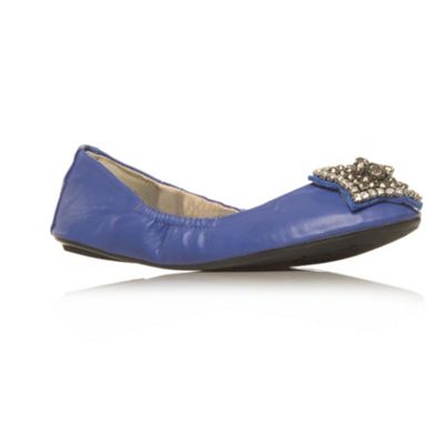 Blue Lucky Flat shoes