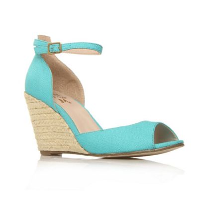 Blue Mosaic High Heel Shoes