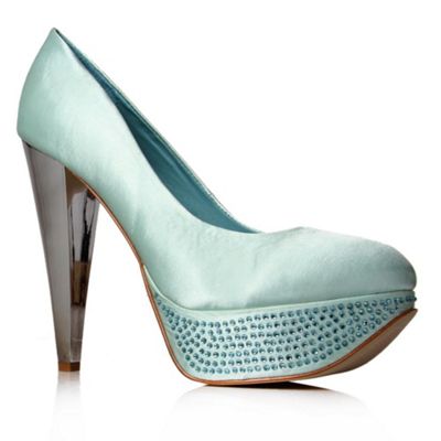 Green Tulisa High Heel Shoes