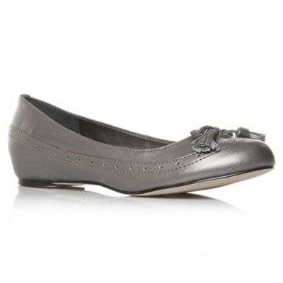 Metallic Alice Flat Shoes