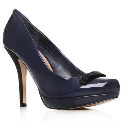 Navy Damson High Heel Shoes