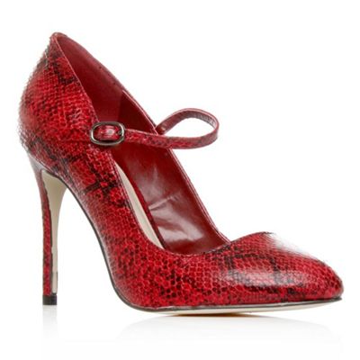 Red Ace High Heel Shoes