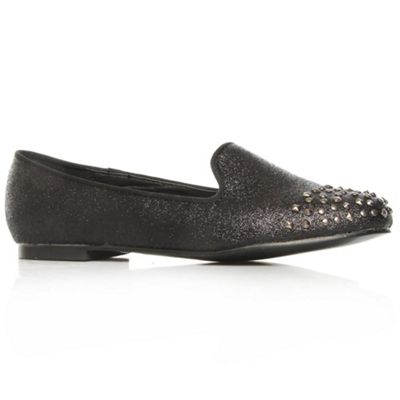 Black Leroy Flat Shoes