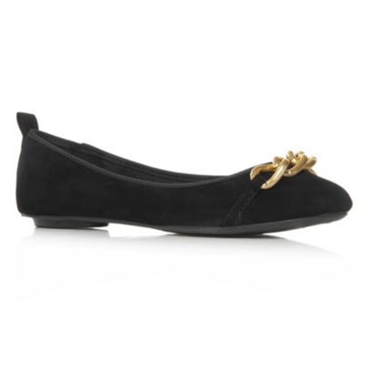 Black Laurie Flat Shoes