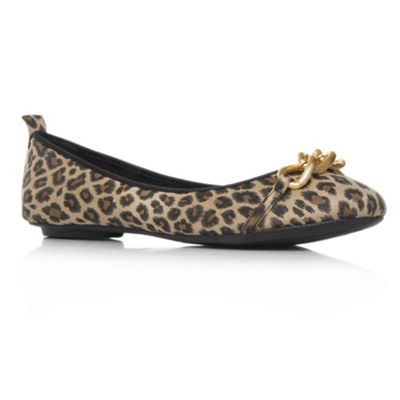 Tan Laurie Flat Shoes